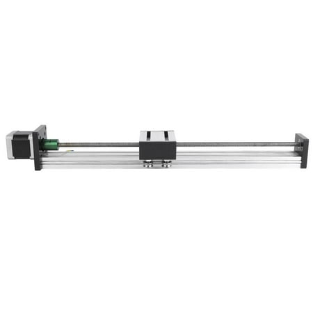 300mm Nema17 42 Stepper Motor，Linear Guide Rail Slide Table for Automation Industry 300mm Linear Guide Rail CNC Sliding Table Aluminum Alloy Ball Screw Long Stage Actuator Guide Rail 